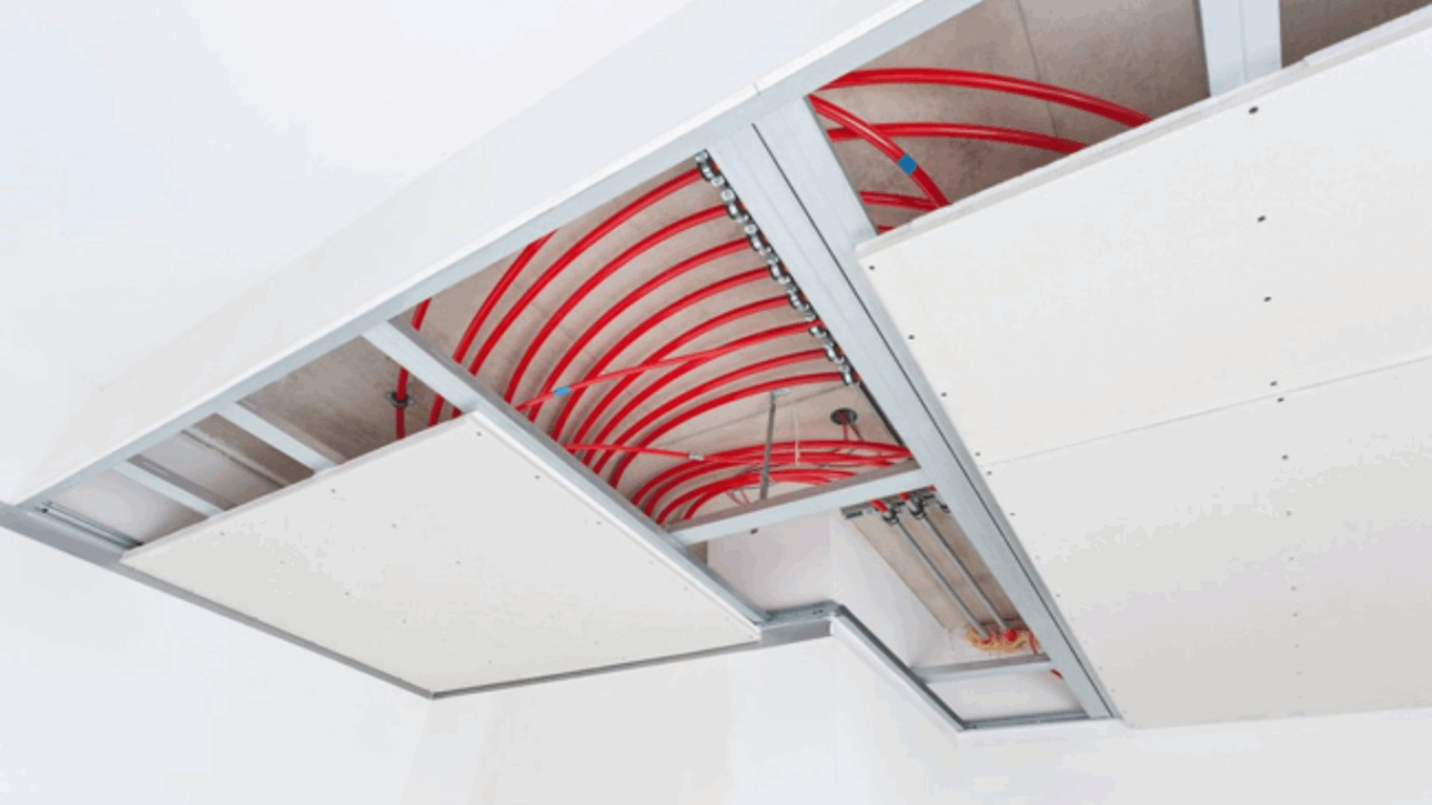 teto radiante - ventilador - economia