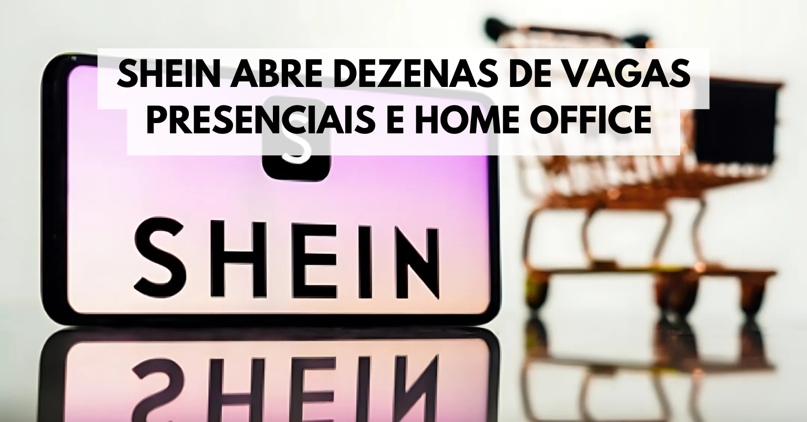 Shein abre dezenas de vagas presenciais e home office