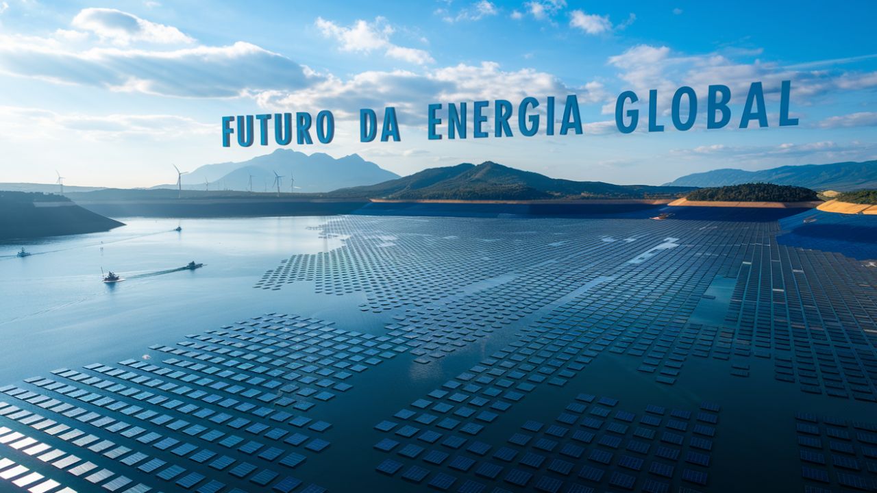 Tecnologia revolucionária: Reservatórios podem ABASTECER O MUNDO inteiro com 22 TW de energia solar flutuante!