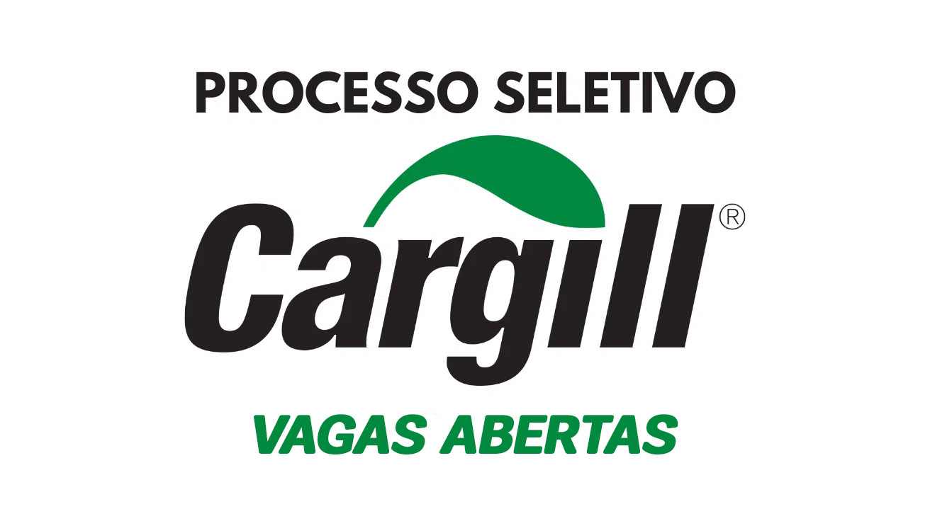 Multinacional Cargill oferece vagas de auxiliar de operações para quem tem ensino fundamental. Trabalho de segunda a sexta com benefícios!