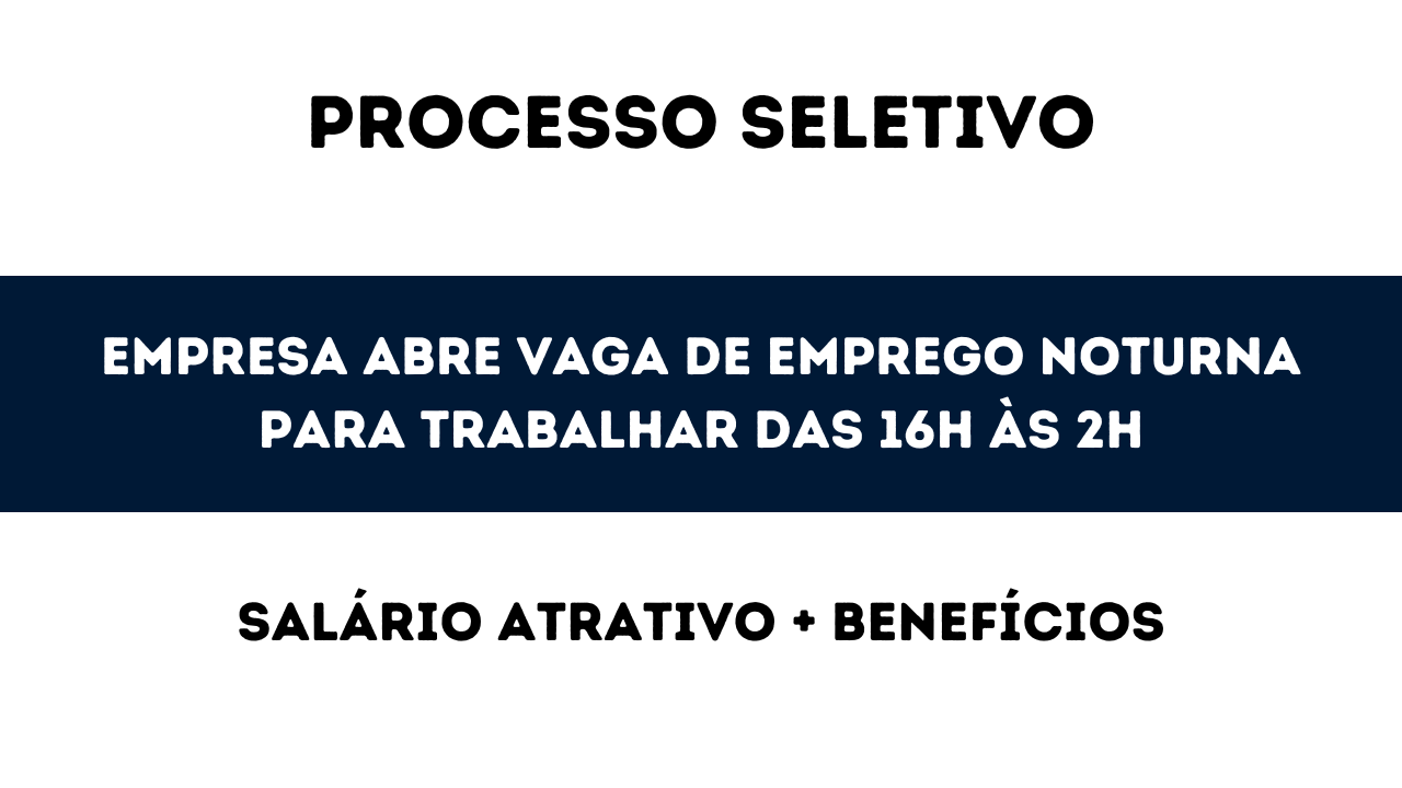 Essentia Group está com vaga de emprego noturna aberta para Auxiliar de Produção em São José (SC), oferecendo salário atrativo + benefícios!