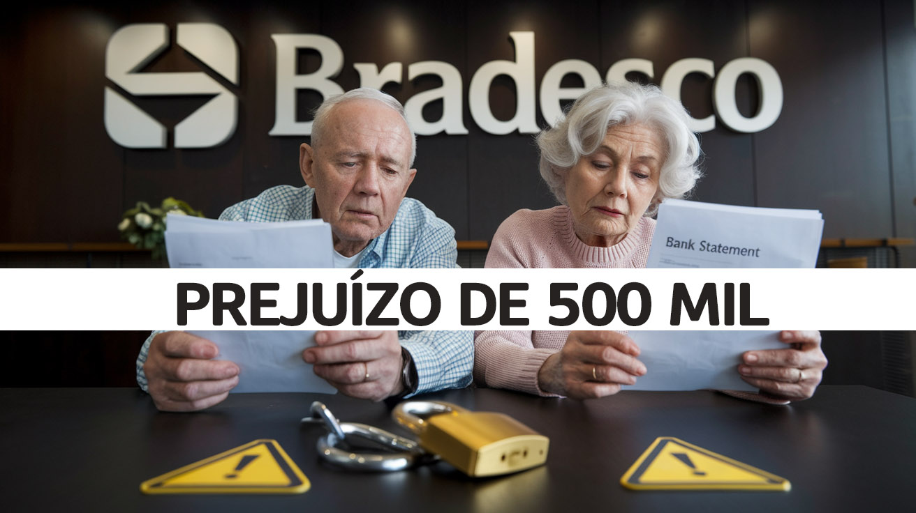 Casal de idosos em BH perde R$ 500 mil em fraude bancária; Bradesco devolve valor após investigação e pressão da mídia.