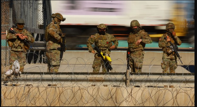 As forças armadas estão se movimentando ara impedir que mais pessoas entrem sem documentos e demonstrar força na vigilância do território. Trump alega que é uma forma de proteger o país contra a “invasão” de imigrantes na fronteira sul.