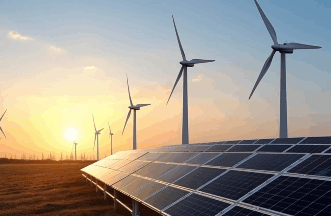 A energia renovável vem de fontes inesgotáveis como o sol, o vento e a água. É limpa, sustentável e o caminho para proteger o planeta no futuro!