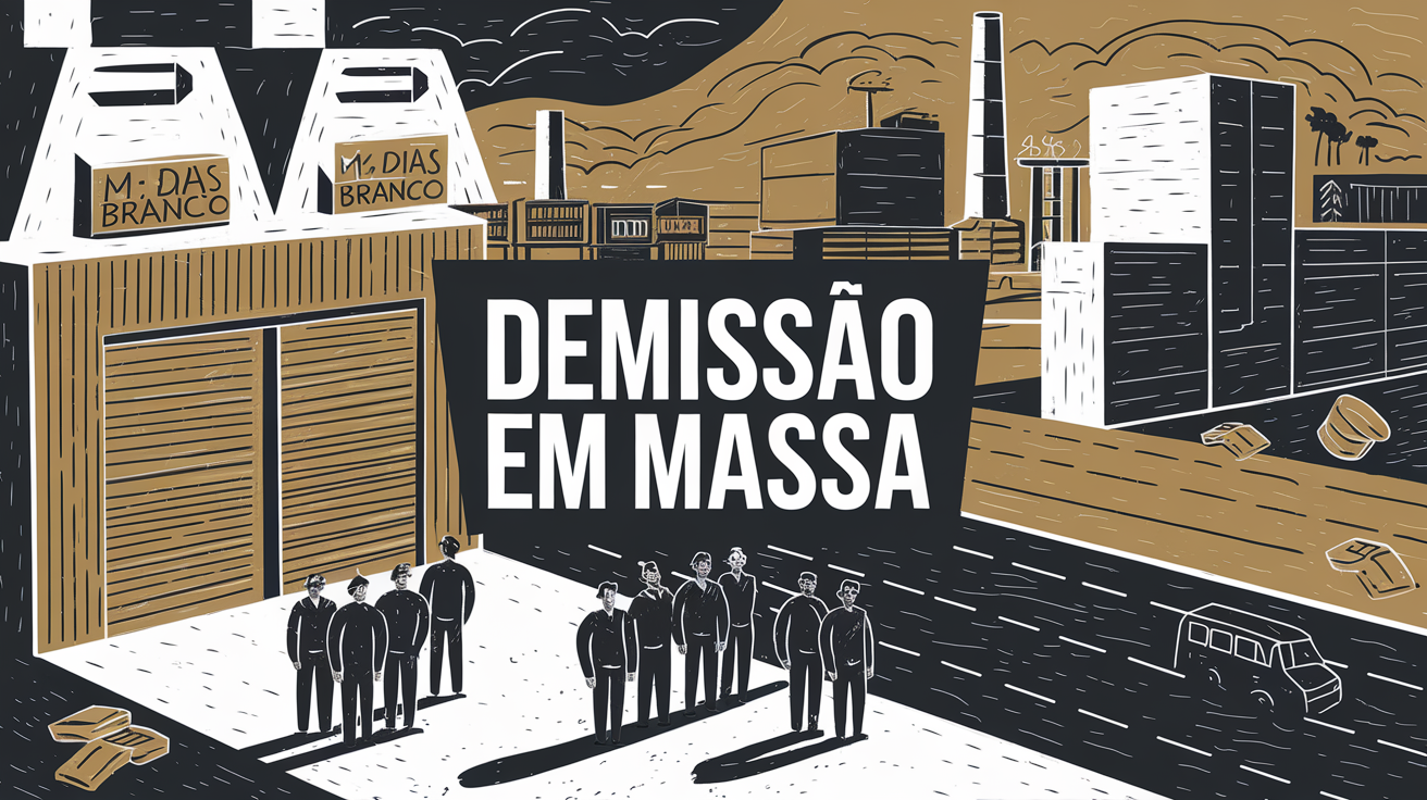 M. Dias Branco fecha fábrica em SP e demite 480. Empresa busca eficiência, mas comunidade local enfrenta impactos sociais.