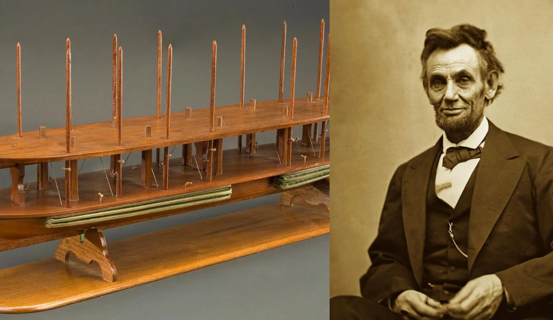 Abraham Lincoln, presidente dos Estados Unidos, patente