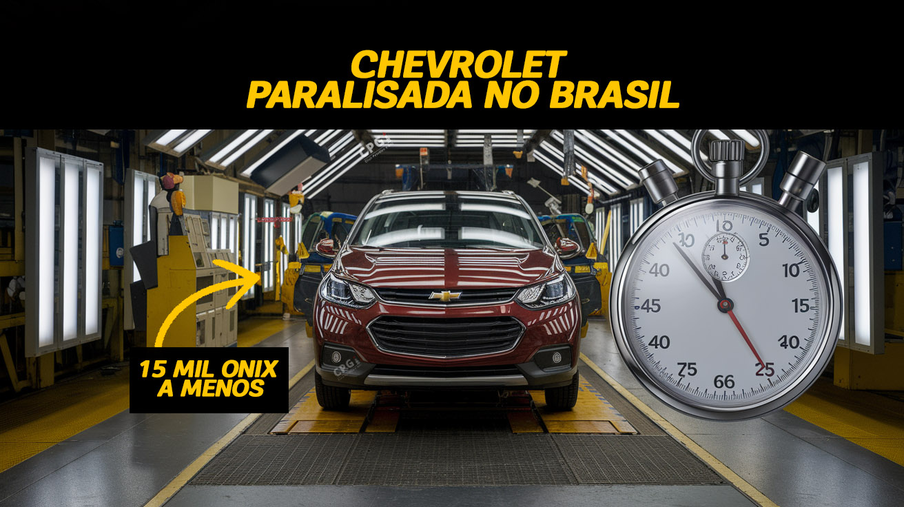 Chevrolet suspende produção em Gravataí por 90 dias, afetando trabalhadores e reduzindo a fabricação de 15 mil Onix e Onix Plus