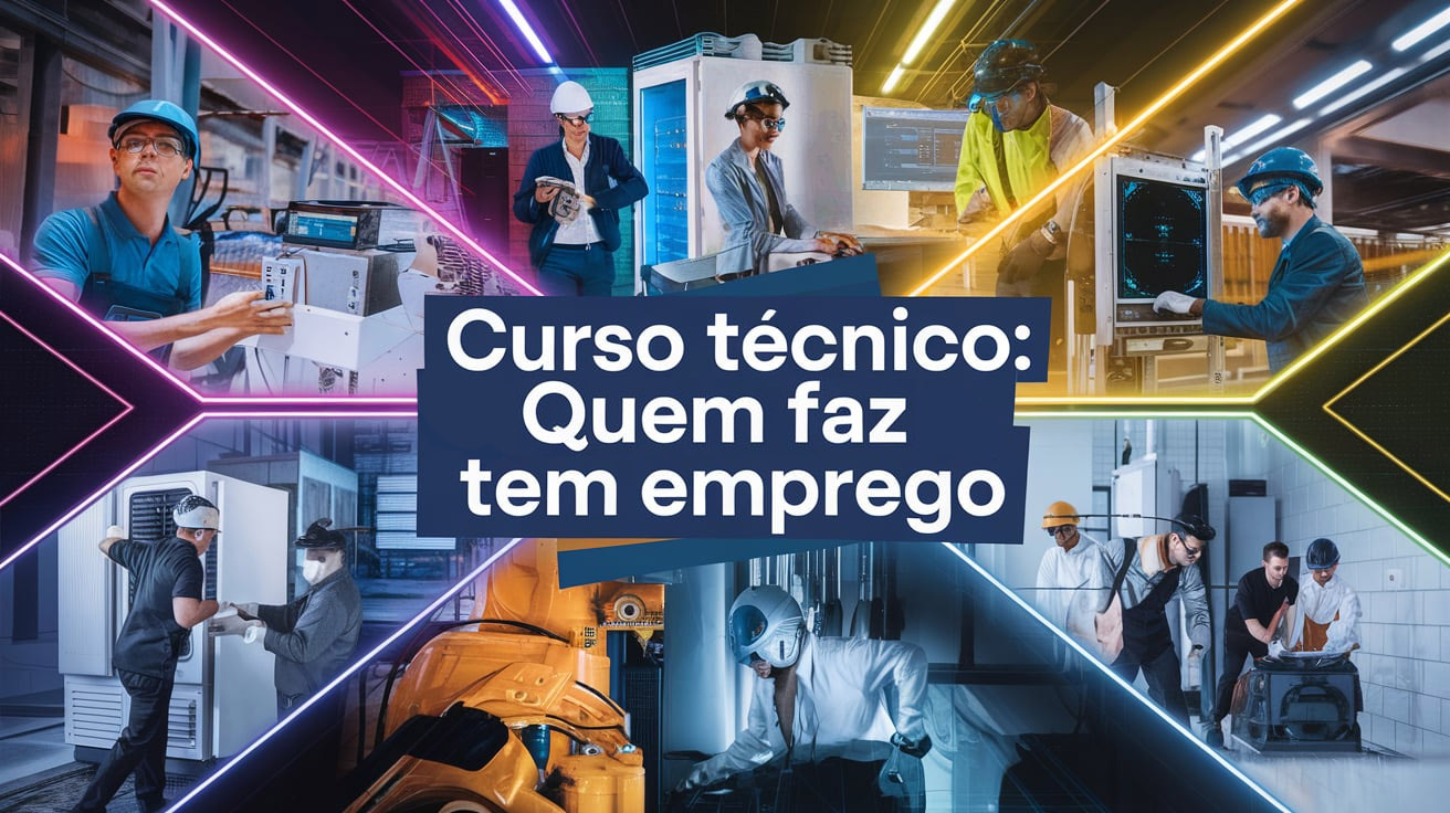Mais de 85% dos formados em cursos técnicos estão empregados! Descubra as profissões mais valorizadas e a alta demanda do mercado.