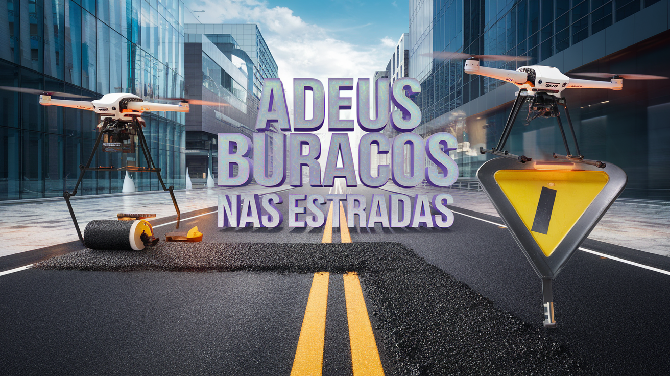 Inovações em asfalto autorreparador prometem estradas sem buracos, combinando ciência de materiais e inteligência artificial para sustentabilidade viária.