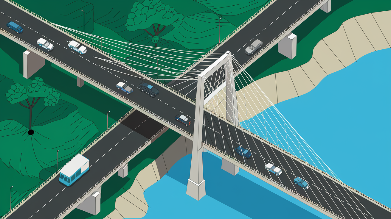 Araquari planeja nova via de 5,9 km e ponte de 489 metros para aliviar tráfego na BR-280, buscando apoio dos governos federal e estadual.
