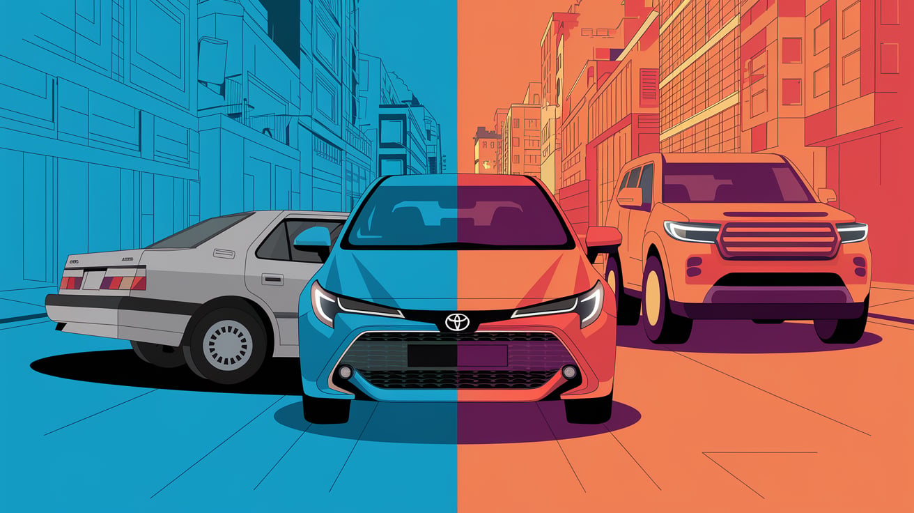 Toyota Corolla enfrenta queda nas vendas enquanto híbridos e elétricos ganham espaço no mercado automotivo brasileiro.