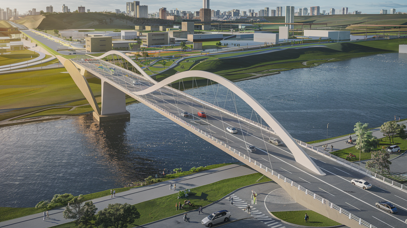 Estudo de viabilidade para ponte entre Vigorelli e Vila da Glória avança, prometendo transformar a mobilidade e economia locais.