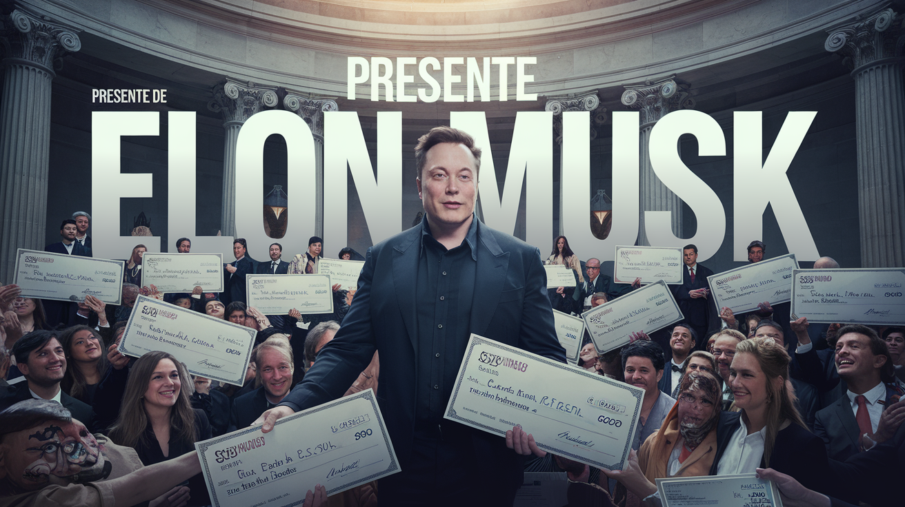 Elon Musk avalia enviar cheques de US$ 5 mil a contribuintes dos EUA com economias geradas pelo Doge. Plano depende de Trump!