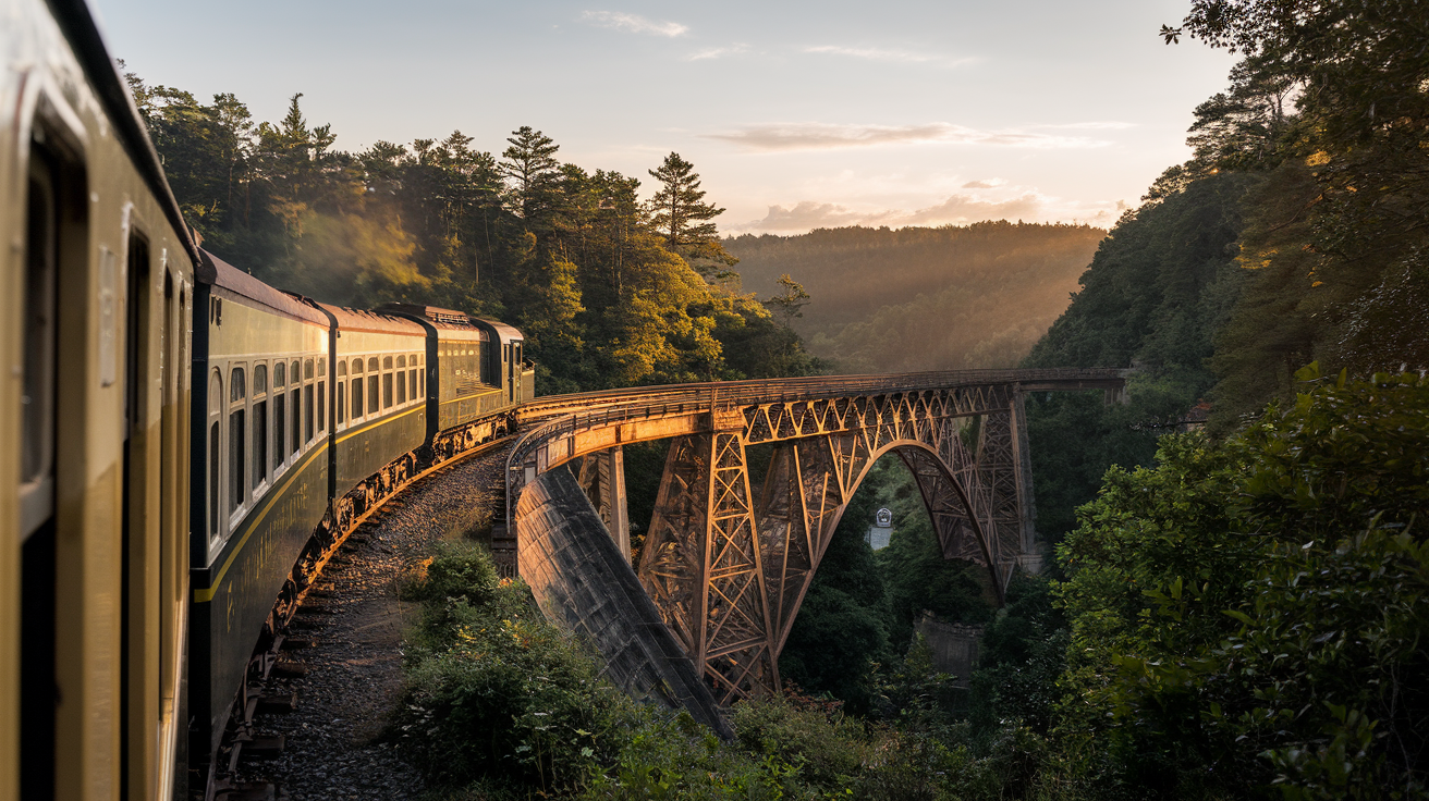 O trem Curitiba-Morretes é um dos mais belos passeios ferroviários do mundo, com paisagens deslumbrantes e uma ponte histórica belga.