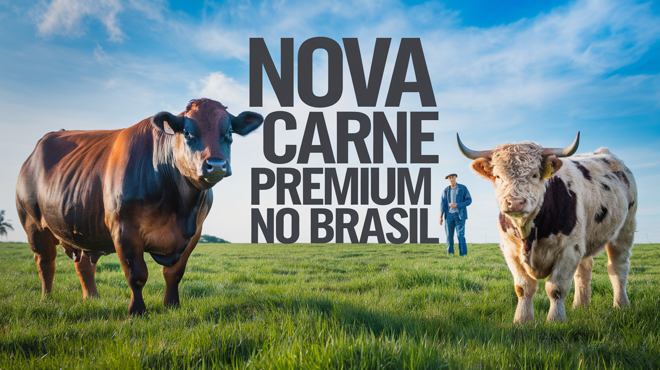 Novo cruzamento entre Nelore e Galloway revoluciona a pecuária brasileira, garantindo carne premium e alta eficiência produtiva.