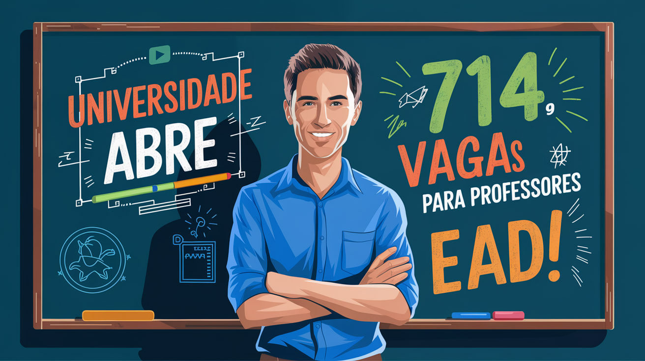 UECE abre 714 vagas para professores EAD. Inscrições até 26/02. Salário de R$ 1.850,00. Saiba como participar!