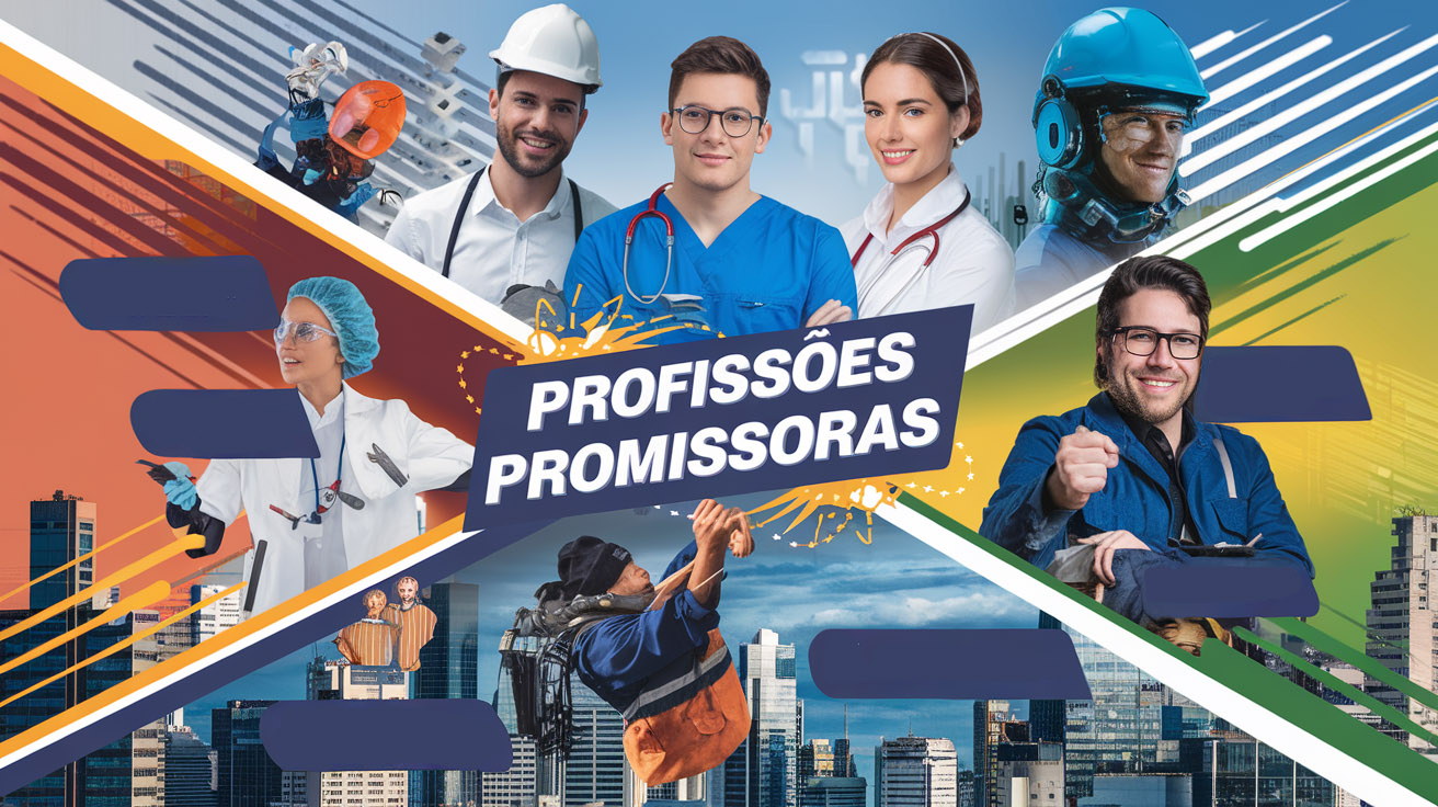 Descubra as 8 profissões em alta no Brasil com vagas sobrando e salários atrativos devido à escassez de mão de obra qualificada.