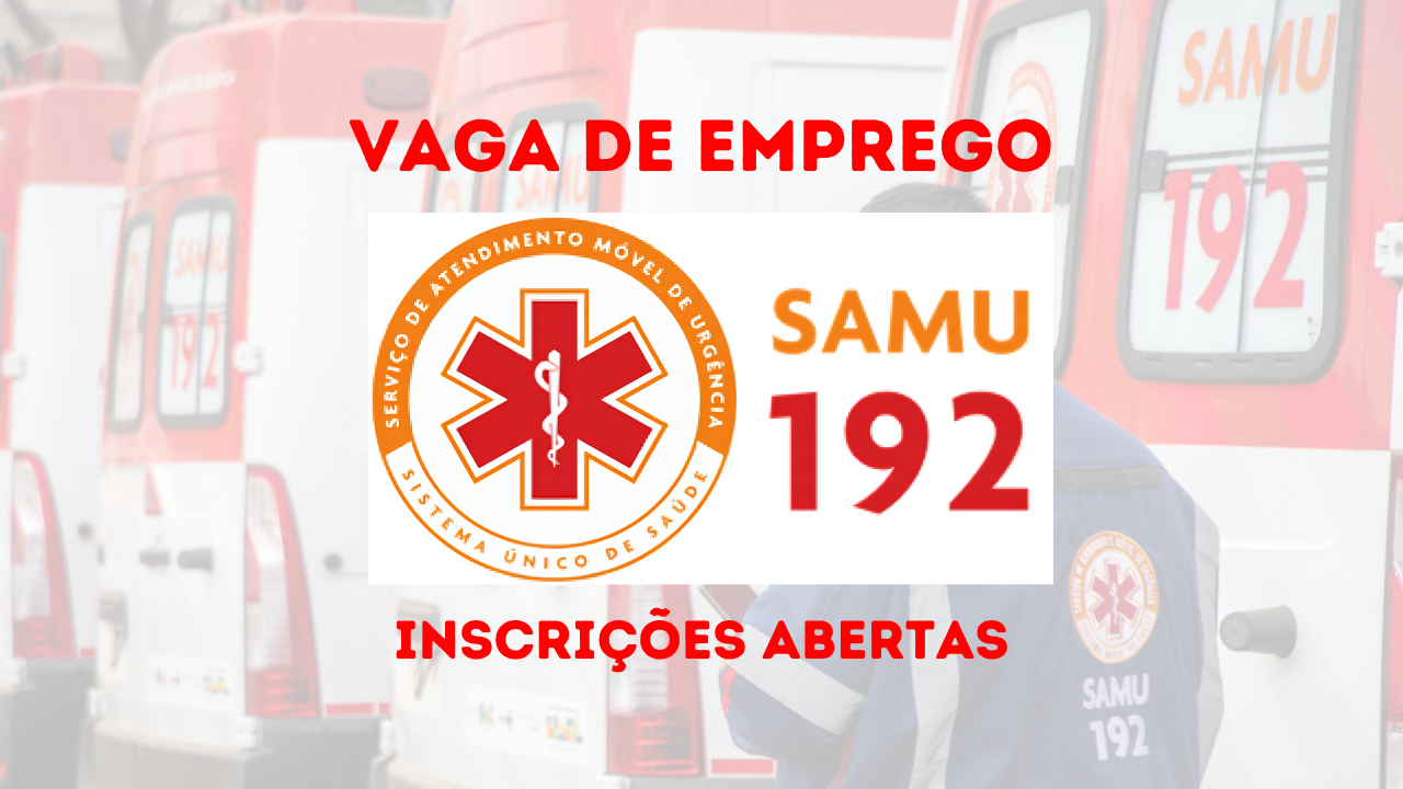 Interessados na vaga de emprego para Auxiliar de Higienização no SAMU podem se inscrever pelo site da FAHECE até 23 de fevereiro.