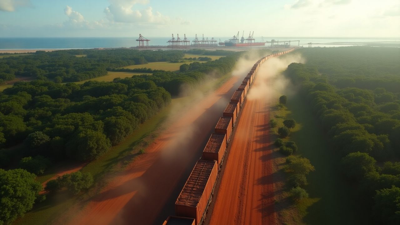 A Estrada de Ferro Carajás, operada pela Vale, possui o maior trem do Brasil, com 3,5 km e 330 vagões, transportando 40 mil toneladas de minério de ferro entre Carajás (PA) e São Luís (MA)