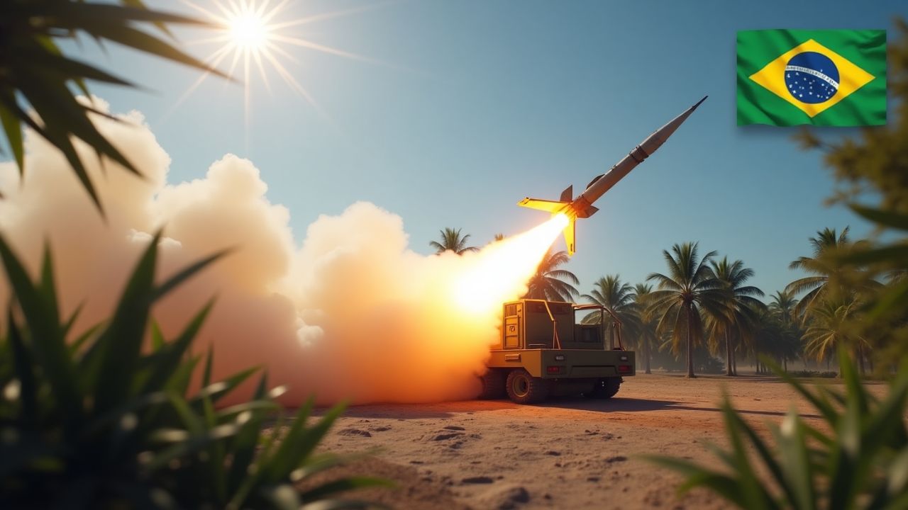 Marinha e FAB transportam míssil nacional de 24 toneladas até Fortaleza e realizam lançamento inédito em operação militar conjunta