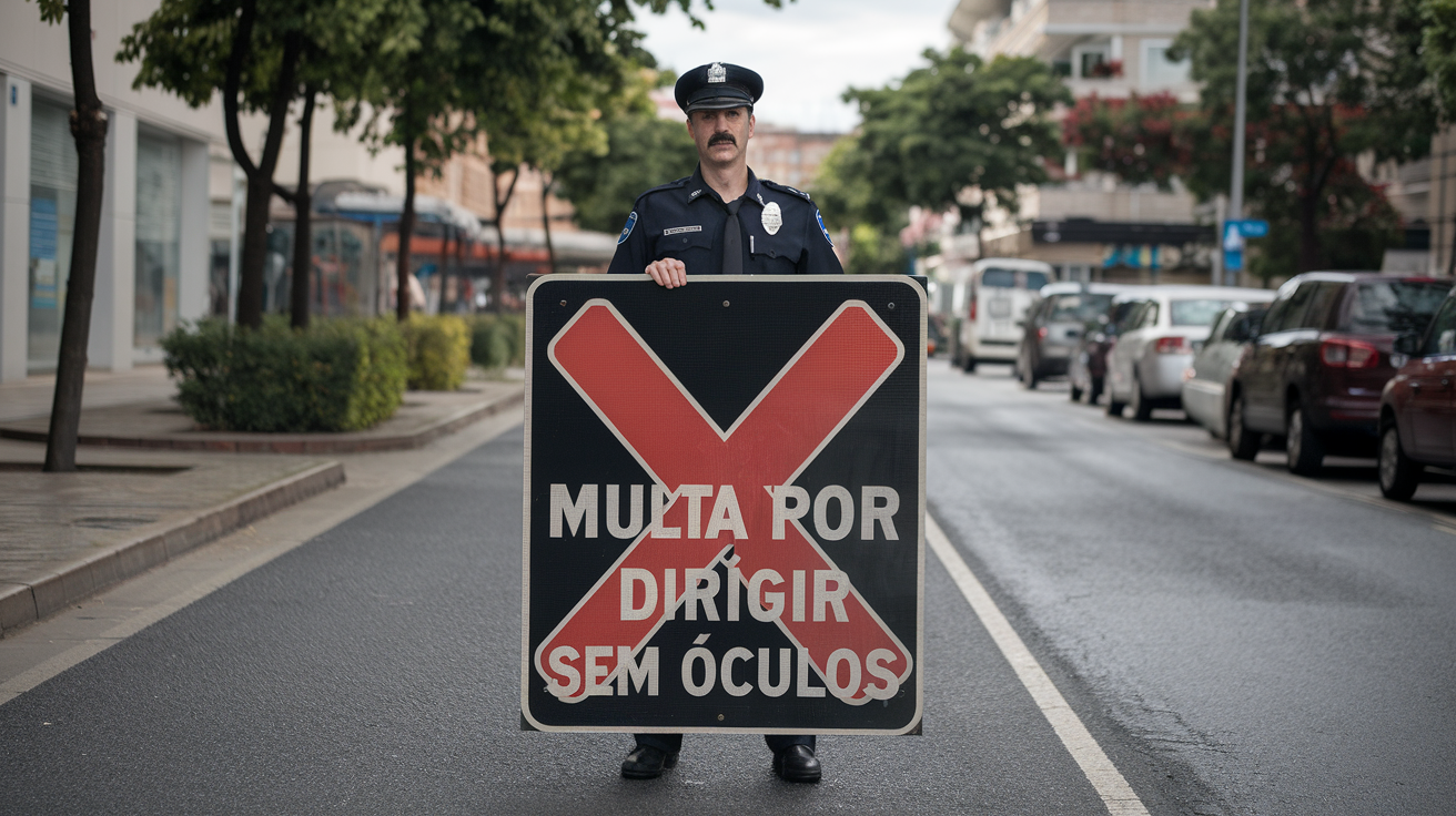 Multa por dirigir sem óculos é mais séria do que parece