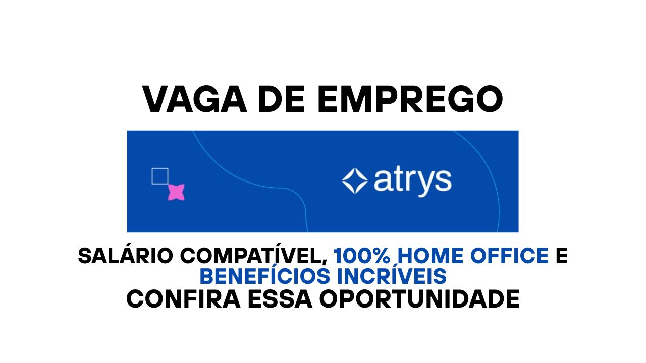 Multinacional Atrys referência em medicina está contratando Consultor de Saúde Especialista (Formação em Assistente Social) para trabalhar no conforto de casa além de benefícios atrativos