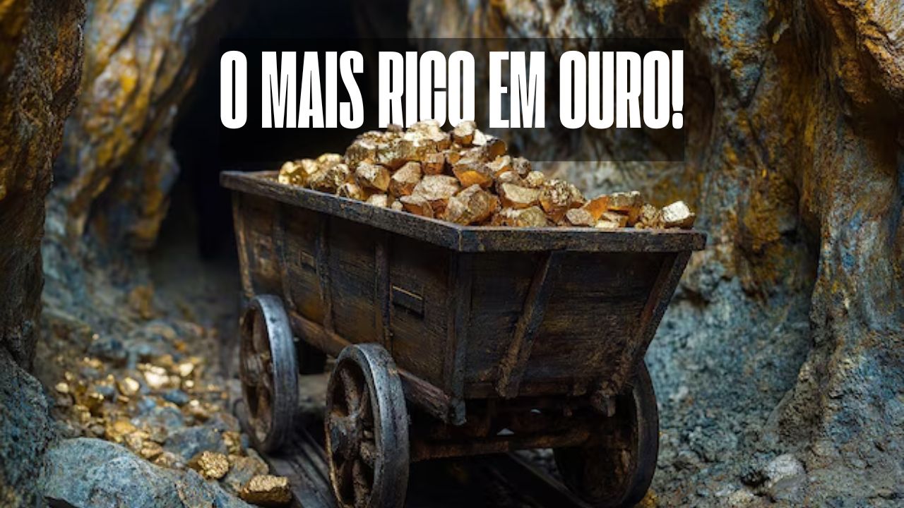 O país mais rico do mundo em ouro acumula uma fortuna de R$ 4,3 trilhões: 26 vezes mais que o Reino Unido!