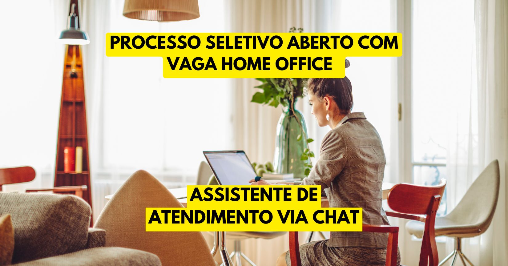 Vaga Home Office CLT empresa de tecnologia abre processo seletivo para Assistente de Atendimento