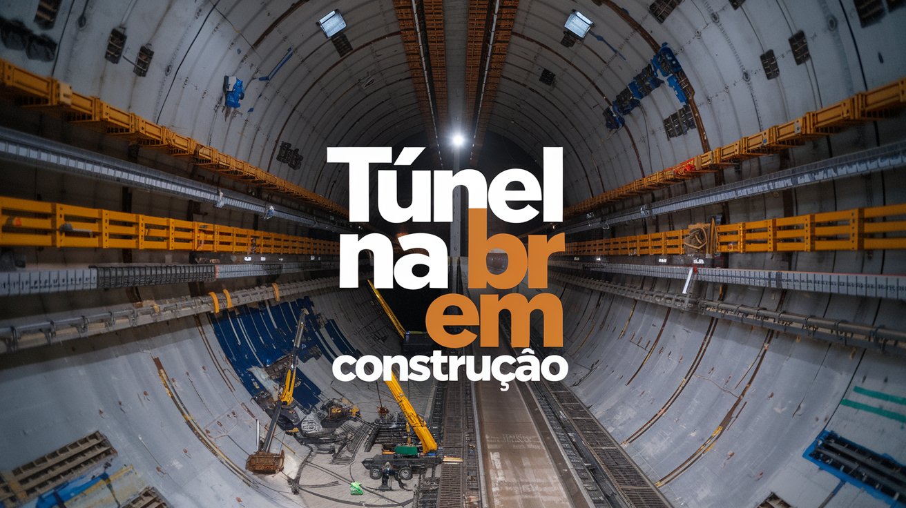Mega túnel duplo de 2.000 metros em Santa Catarina está quase pronto! Saiba o que falta para a obra ser liberada ao tráfego de veículos. (Imagem ilustrativa)