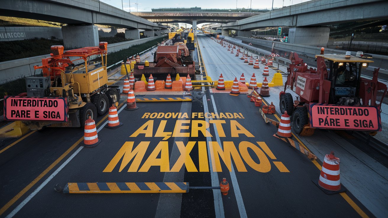 Atenção, motorista! A BR-101 será interditada nesta quarta (12) para obras de duplicação. Evite transtornos e planeje sua rota!