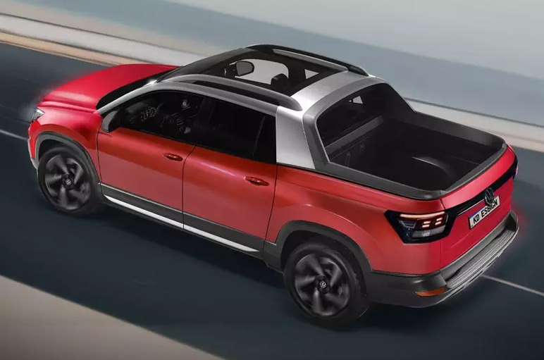 Volkswagen anuncia nova Saveiro 2025 com motor turbo de até 128 cv, plataforma MQB-A0 e produção nacional para competir com a Fiat Strada.