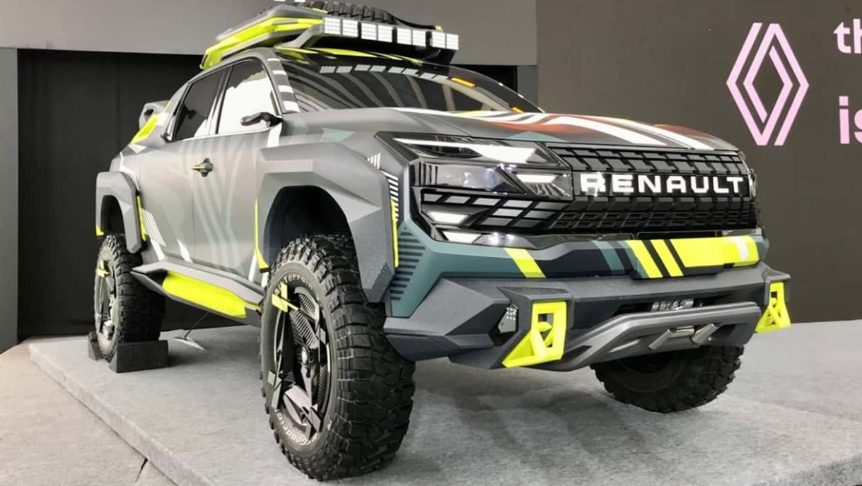 A picape Renault Niagara será lançada em 2026 com tração 4×4, utilizando um motor elétrico traseiro de 48V para garantir força extra sem comprometer o consumo. Esse sistema híbrido leve permitirá melhor desempenho off-road e maior eficiência energética.