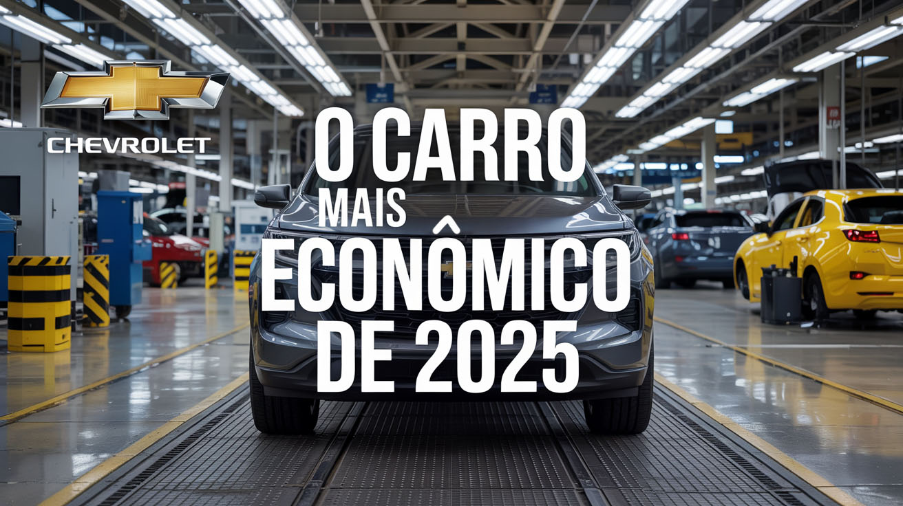 Chevrolet Onix 2025 chega com motor otimizado, consumo reduzido e mais tecnologia, reforçando seu posto de carro econômico favorito do Brasil!