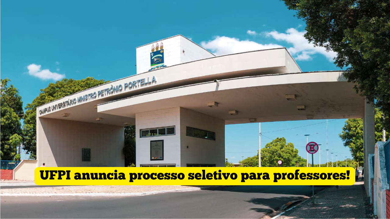 UFPI abre processo seletivo para professores formadores no CEAD. Inscrições de 18/03 a 01/04/2025. Confira os requisitos e participe!