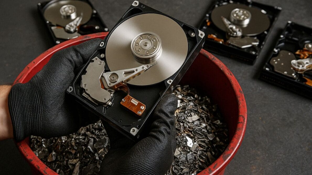 EUA reciclam discos rígidos para recuperar metais e impulsionar energia sustentável