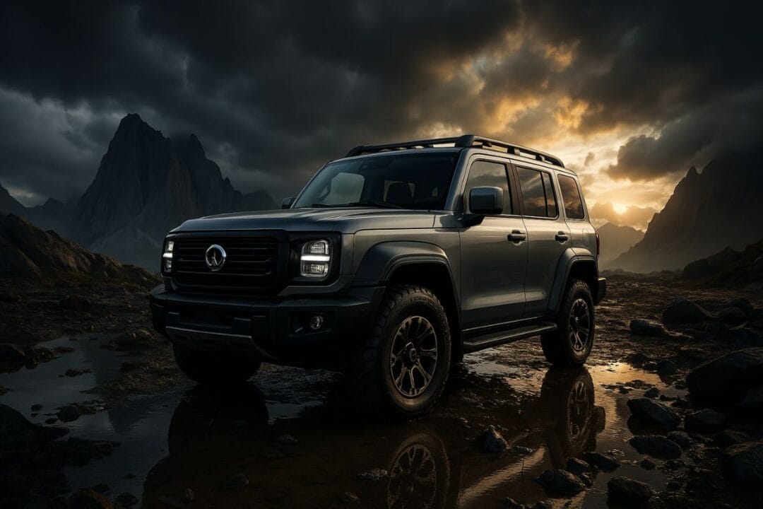 GWM TANK 2025 chega ao Brasil com motor híbrido, tração 4x4 de verdade, alta tecnologia e preço competitivo, desafiando rivais como o Jeep Wrangler