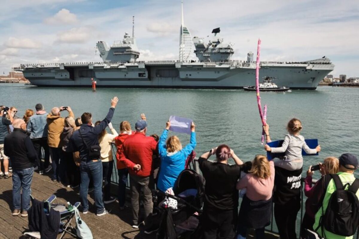 Missão naval, Reino Unido, Navio-Capitânia, HMS Prince of Wales