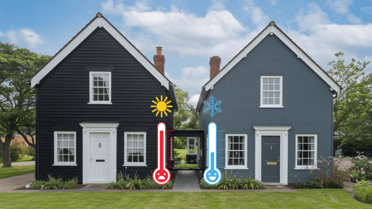 Descubra a inovação sustentável da tinta que muda de cor conforme a temperatura, criada para reduzir em até 7°C o calor interno de edifícios e promover conforto térmico com economia de energia.