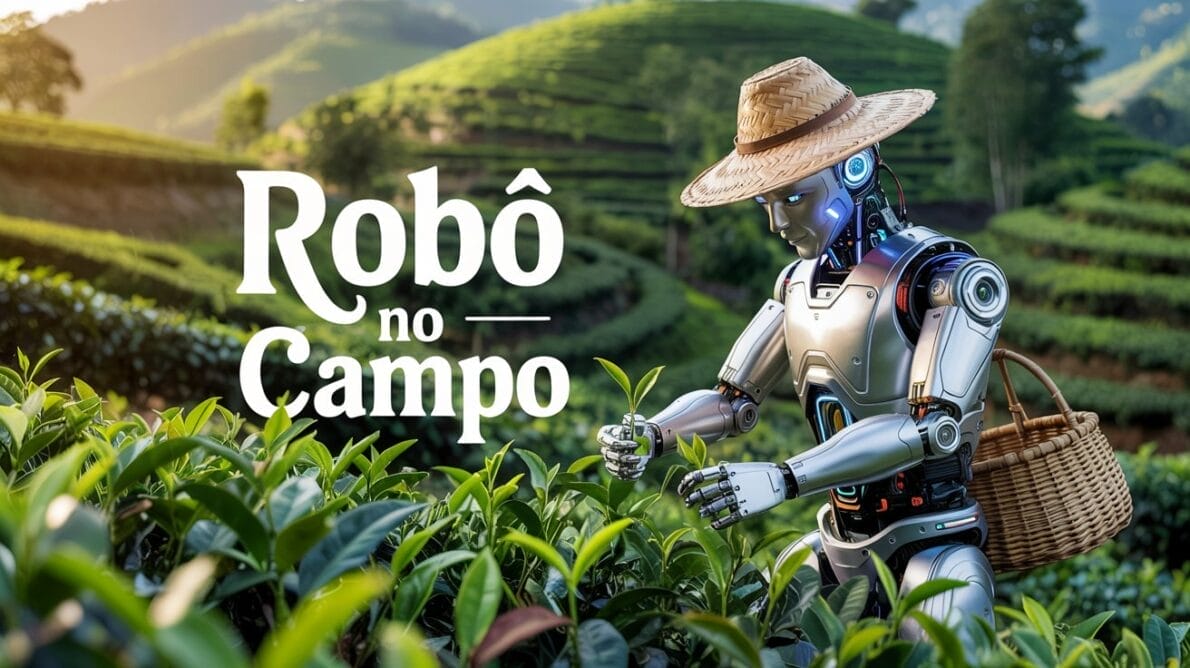 Robô humanoide chinês promete transformar a agricultura, com IA e precisão, ajudando a colher chá e reduzir a dependência de mão de obra humana.