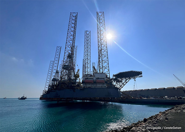 jackup Admarine 511 constellation que vai operar para a Petrobras