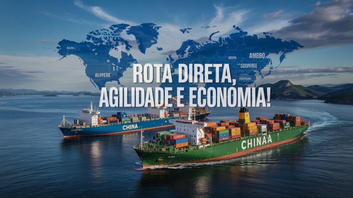 Nova rota entre China e Ceará reduz tempo de transporte, impulsionando e-commerces como Shein e Shopee, e melhora a logística do comércio exterior.