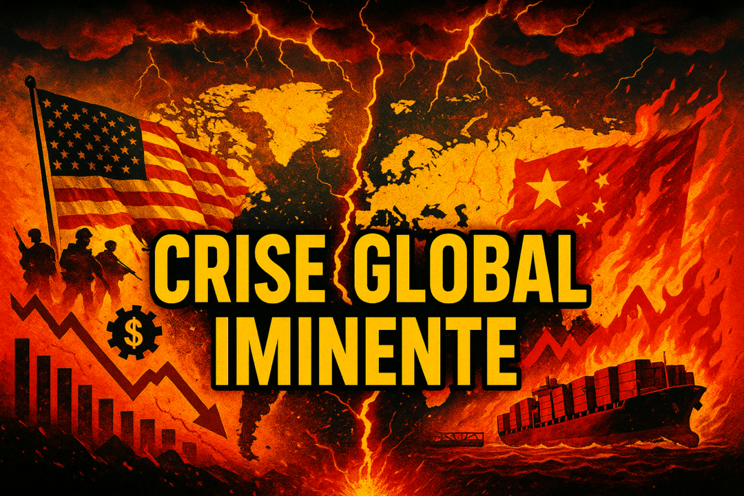 O FMI alerta para a crescente ameaça de riscos geopolíticos que afetam mercados financeiros globais, especialmente em países emergentes. (Imagem: Reprodução/Canva)