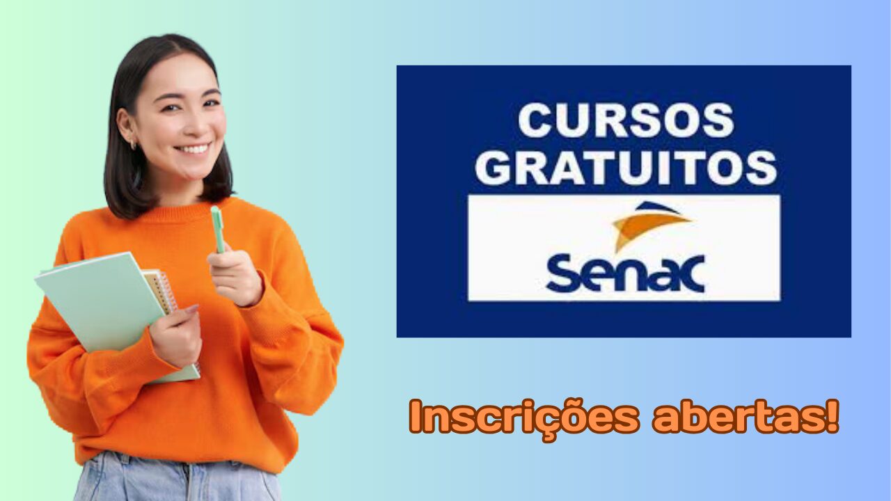 Senac oferece mais de 4 mil vagas em cursos técnicos gratuitos para quem busca qualificação e oportunidades no mercado de trabalho.