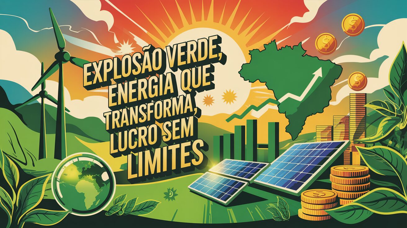 Empresas com energia limpa valem até 25% mais. Estudo revela como renováveis estão transformando o setor e impulsionando lucros no Brasil. (Imagem: Reprodução/Canva)