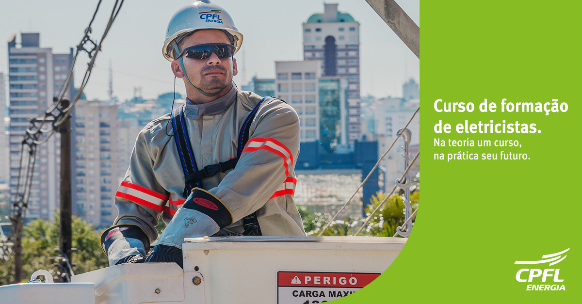 Curso gratuito de eletricista! CPFL abre vagas para formar profissionais em várias cidades. Inscreva-se já e garanta sua vaga!
