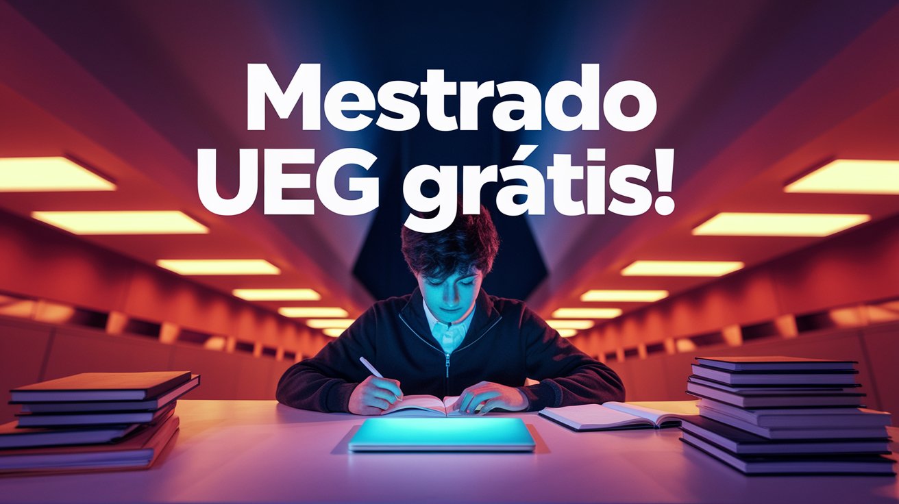 UEG abre inscrições para Mestrado em Gestão, Educação e Tecnologias. Curso gratuito com exceção da taxa. Inscreva-se até 15 de maio!
