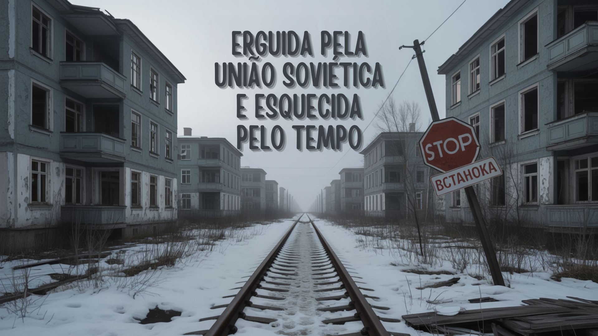 A cidade fantasma construída pela União Soviética que foi deixada para trás no meio da Rússia