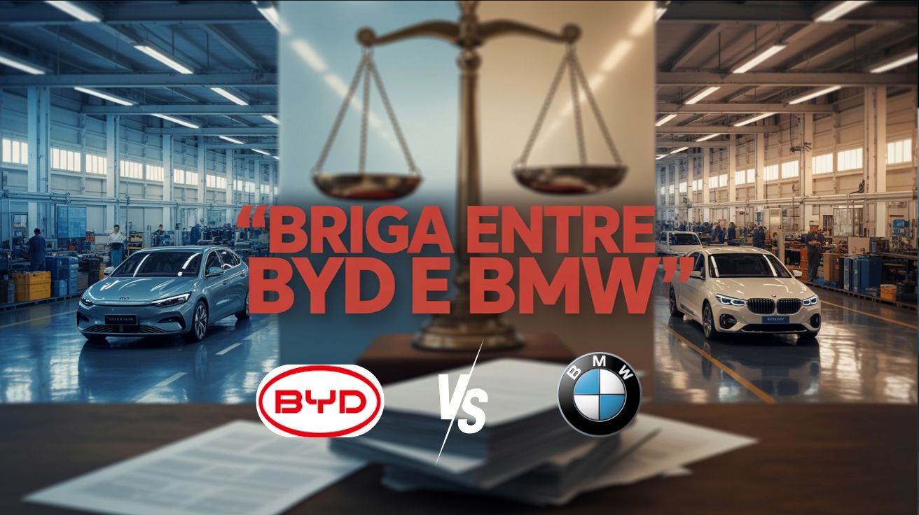 BMW e BYD enfrentam uma batalha judicial no Brasil por direitos da marca “Mini” em meio à crescente disputa no mercado global de carros elétricos.