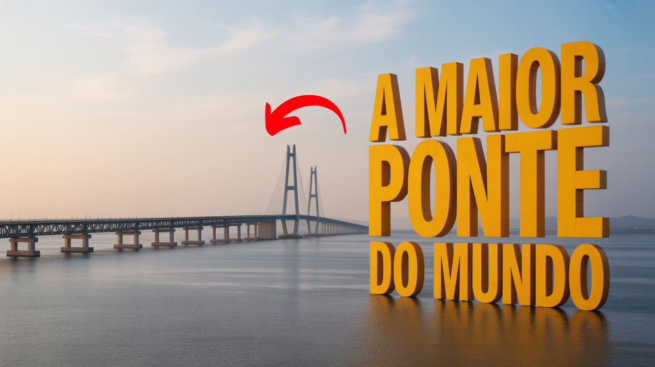 A ponte mais longa do mundo une tecnologia e economia, supera distâncias brasileiras e gera milhares de empregos em obra monumental na China.