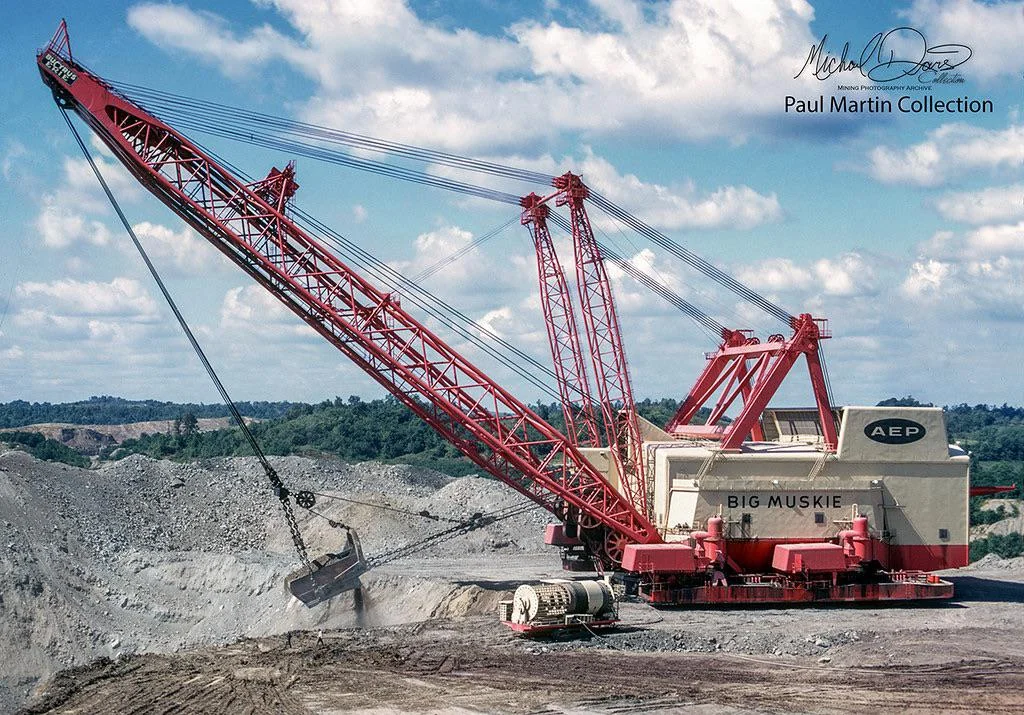 Big Muskie conheça a história e os feitos da maior dragline do mundo! Uma gigante de 13.500t que moveu montanhas e deixou um legado incrível